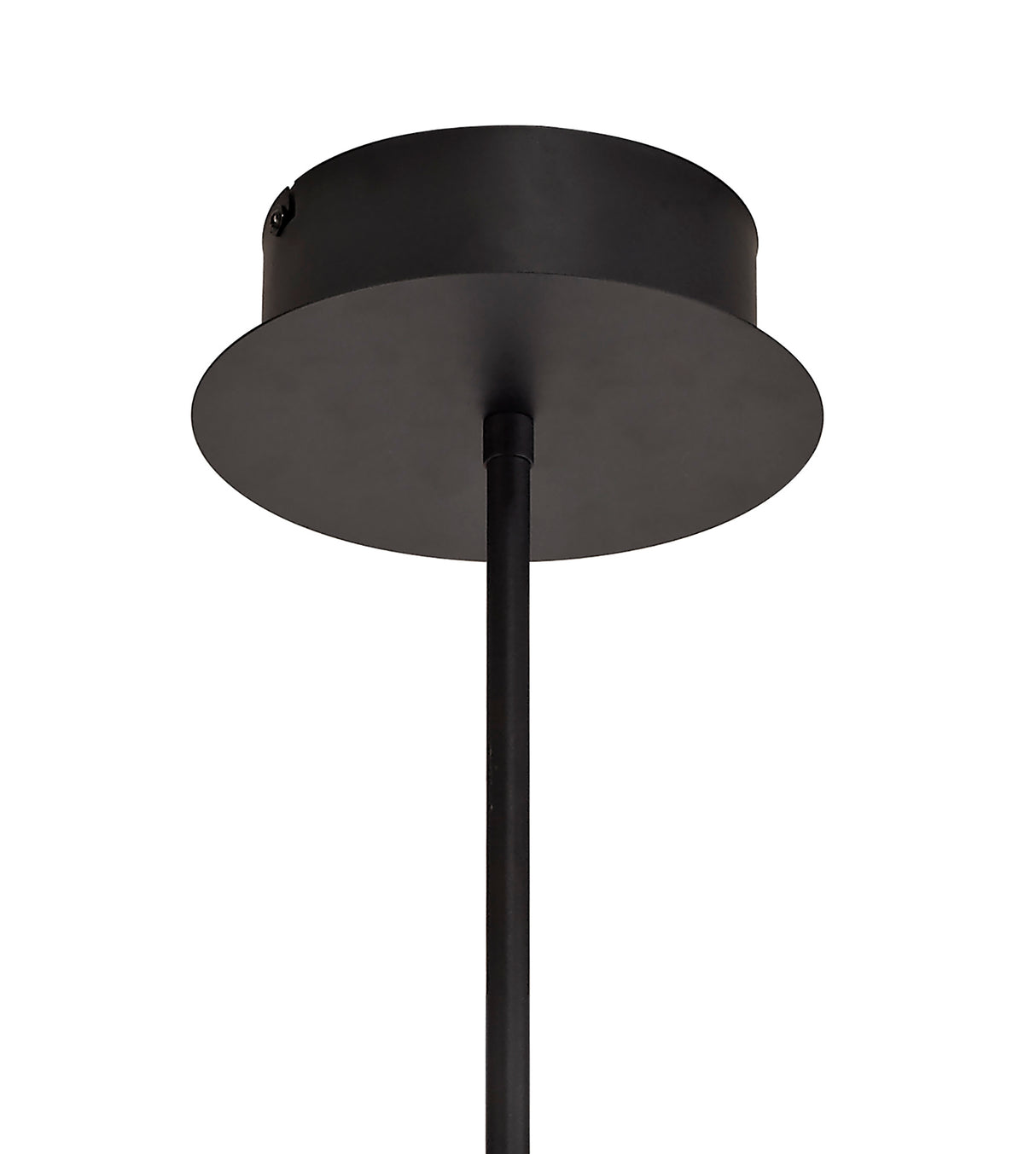Ursemsen Sputnik Pendant, 9 Light Adjustable Arms, 9 x 4W LED Dimmable, 3000K, 2250lm, Black/Aluminium, 3yrs Warranty