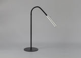 Ursemsen Table Lamp, 1 Light Adjustable Switched, 1 x 7W LED, 3000K, 436lm, Black/Aluminium, 3yrs Warranty