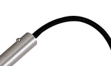 Ursemsen Floor Lamp, 1 Light Adjustable Switched, 1 x 7W LED, 3000K, 436lm, Black/Aluminium, 3yrs Warranty