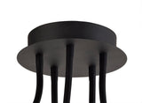 Ursemsen Ceiling, 5 Light Adjustable Arms, 5 x 5W LED Dimmable, 3000K, 1550lm, Black/Satin Copper, 3yrs Warranty