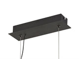 Ursemsen Linear Pendant, 8 Light Adjustable Arms, 8 x 4W LED Dimmable, 3000K, 2000lm, Black/Satin Copper, 3yrs Warranty