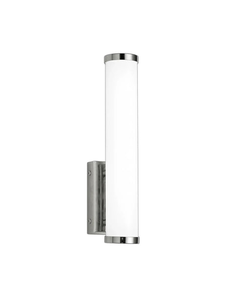 Wallace Wall Lamp Small, 9W LED, 4000K, IP44, Polished Chrome