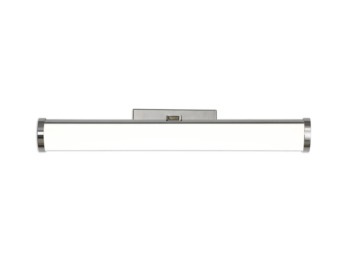 Wallace Wall Lamp Over Mirror, 12W LED, 4000K, IP44, Polished Chrome