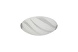 Whitworth Ceiling 30cm, 1 x 12W LED, 3000K, 666lm, Polished Chrome/White, 3yrs Warranty