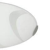 Whitworth Ceiling 40.5cm, 1 x 24W LED, 3000K, 1404lm, Polished Chrome/White, 3yrs Warranty