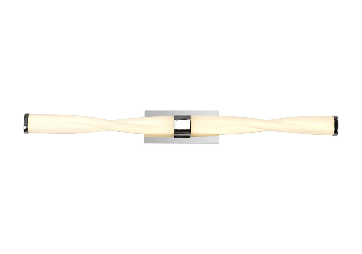 Wilding Wall Lamp Large, 2 x 10W LED, 3000K, IP44, Polished Chrome