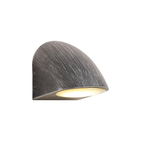 Woodcock Wall Lamp 1 Light IP54 Black/Brushed Silver