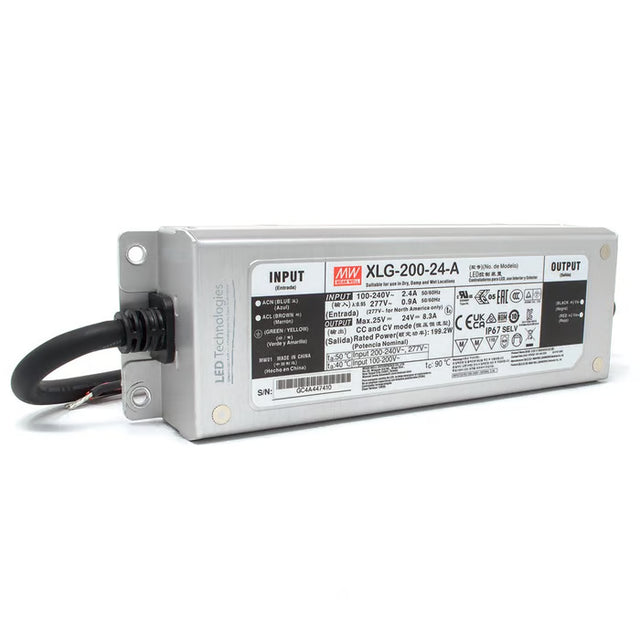 Mean Well 200W 24V LED Driver - LPV-200-24