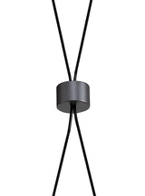 Younger Pendant 1 Light, 1 x 3W LED, 3000K, 110lm, Sand Black/Grey, 3yrs Warranty